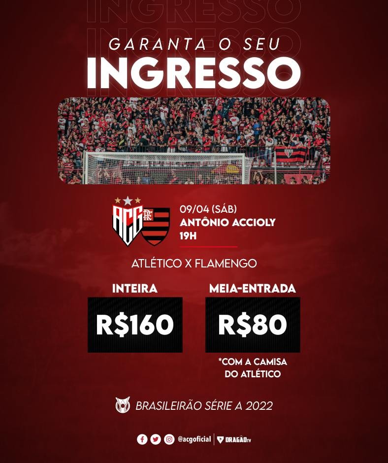 Venda de Ingressos: Flamengo x Atlético-MG - Fim de Jogo